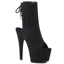 Pleaser ADORE-1018FS Black Faux Suede/Black Suede EU-35 / US-5