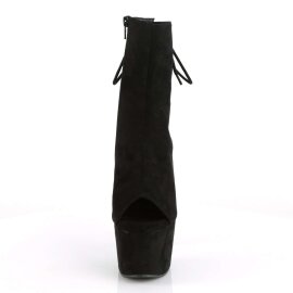 Pleaser ADORE-1018FS Black Faux Suede/Black Suede EU-35 / US-5