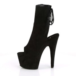 Pleaser ADORE-1018FS Black Faux Suede/Black Suede EU-35 / US-5