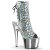 Pleaser ADORE-1018HG Silver Hologram Ostrich Pu/Silver Chrome EU-35 / US-5