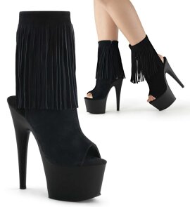 Pleaser ADORE-1019 Black Suede/Black Matte EU-35 / US-5