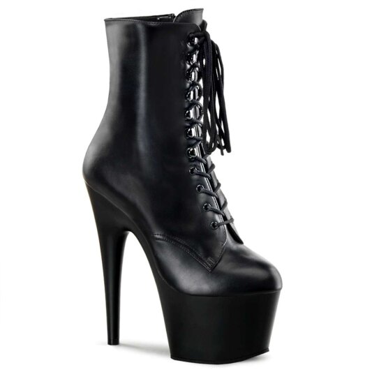 Pleaser ADORE-1020 Black Leather/Black EU-40 / US-10