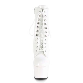 Pleaser ADORE-1020 White Patent/White EU-42 / US-12