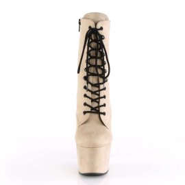 Pleaser ADORE-1020FS Beige Faux Suede/Beige Faux Suede...