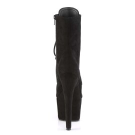 Pleaser ADORE-1020FS Black Faux Suede/Black Faux Suede EU-38 / US-8