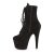 Pleaser ADORE-1020FS Black Faux Suede/Black Faux Suede EU-39 / US-9