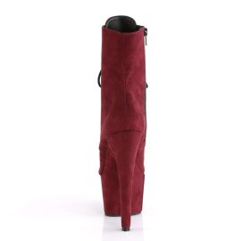 Pleaser ADORE-1020FS Burgundy Faux Suede/Burgundy Faux Suede EU-37 / US-7