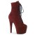 Pleaser ADORE-1020FS Burgundy Faux Suede/Burgundy Faux Suede EU-37 / US-7