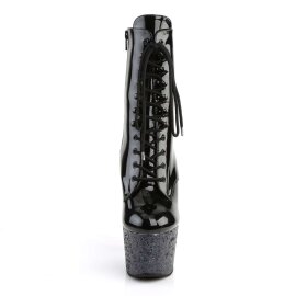 Pleaser ADORE-1020LG Black Patent/Black Multi Glitter EU-35 / US-5