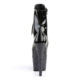 Pleaser ADORE-1020LG Black Patent/Black Multi Glitter EU-36 / US-6