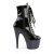 Pleaser ADORE-1020LG Black Patent/Black Multi Glitter EU-37 / US-7