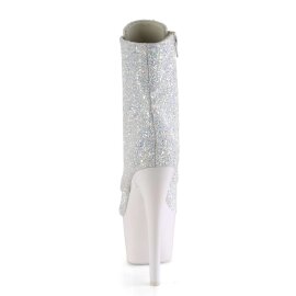 Pleaser ADORE-1020LG Neon White Multi Glitter/Neon White EU-40 / US-10