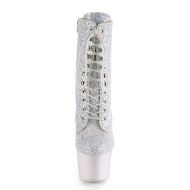 Pleaser ADORE-1020LG Neon White Multi Glitter/Neon White...