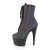 Pleaser ADORE-1020REFL Green Multi Reflective/Black Matte EU-35 / US-5