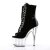 Pleaser ADORE-1021 Black Patent/Clear EU-35 / US-5
