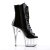 Pleaser ADORE-1021 Black Patent/Clear EU-39 / US-9