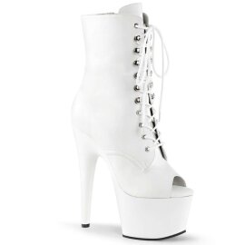 Pleaser ADORE-1021 White Faux Leather/White EU-42 / US-12