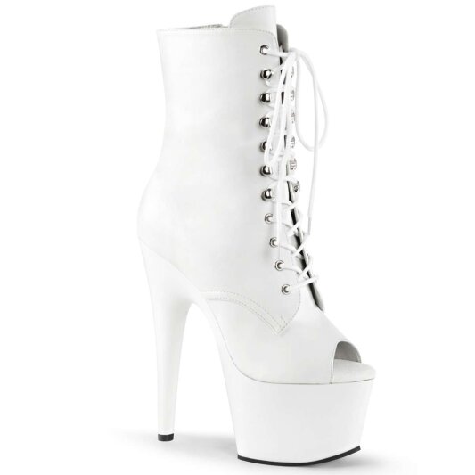Pleaser ADORE-1021 White Faux Leather/White EU-39 / US-9