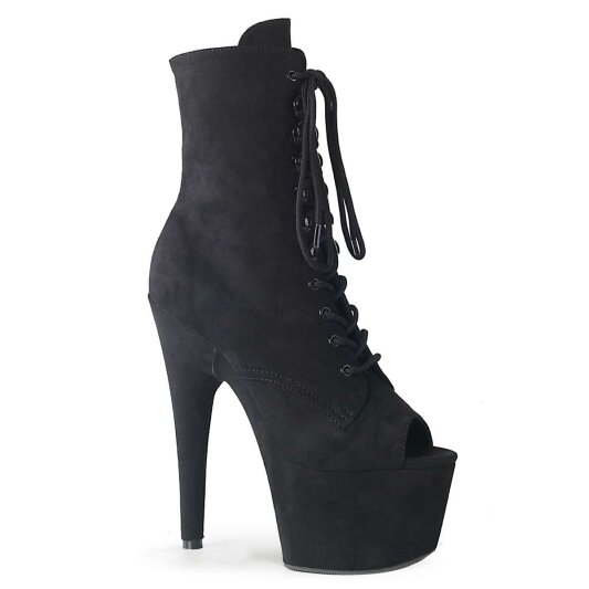 Pleaser ADORE-1021FS Black Faux Suede/Black Faux Suede EU-42 / US-12