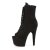 Pleaser ADORE-1021FS Black Faux Suede/Black Faux Suede EU-35 / US-5