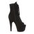 Pleaser ADORE-1021FS Black Faux Suede/Black Faux Suede EU-36 / US-6