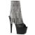 Pleaser ADORE-1024RSF Black Faux Leather-Silver/Black Matte EU-36 / US-6