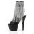 Pleaser ADORE-1024RSF Black Faux Leather-Silver/Black Matte EU-38 / US-8