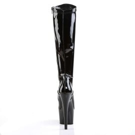 Pleaser ADORE-2000 Black Stretch Patent/Black EU-39 / US-9