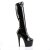 Pleaser ADORE-2000 Black Stretch Patent/Black EU-39 / US-9