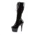 Pleaser ADORE-2023 Black Stretch Patent/Black EU-38 / US-8