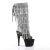 Pleaser ADORE-2024RSF Black Stretch Faux Leather/Black Matte EU-41 / US-11