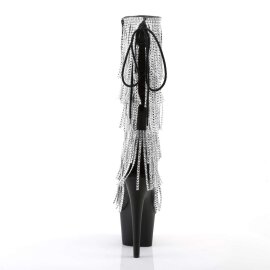 Pleaser ADORE-2024RSF Black Stretch Faux Leather/Black Matte EU-37 / US-7