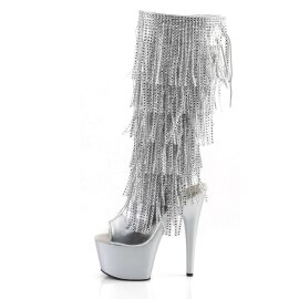 Pleaser ADORE-2024RSF Silver Metallic Pu/Silver Matte EU-40 / US-10