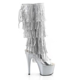 Pleaser ADORE-2024RSF Silver Metallic Pu/Silver Matte EU-37 / US-7