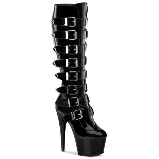 Pleaser ADORE-2043 Black Patent/Black EU-37 / US-7