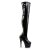 Pleaser ADORE-3000 Black Stretch Patent/Black EU-38 / US-8