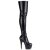 Pleaser ADORE-3000 Black Stretch Faux Leather/Black Matte EU-38 / US-8