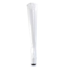 Pleaser ADORE-3000 White Stretch Patent/White EU-35 / US-5