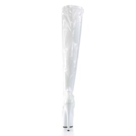 Pleaser ADORE-3000 White Stretch Patent/White EU-37 / US-7