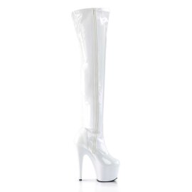 Pleaser ADORE-3000 White Stretch Patent/White EU-37 / US-7