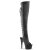 Pleaser ADORE-3019 Black Faux Leather/Black Matte EU-38 / US-8