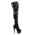 Pleaser ADORE-3023 Black Stretch Patent/Black EU-37 / US-7