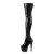 Pleaser ADORE-3050 Black Stretch Patent/Black EU-38 / US-8