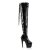 Pleaser ADORE-3063 Black Stretch Patent/Black EU-35 / US-5