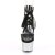 Pleaser ADORE-700-14LG Black Faux Leather/Silver Multi Glitter EU-35 / US-5