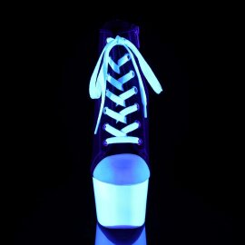 Pleaser ADORE-700SK-02 Black Canvas/Neon White EU-35 / US-5