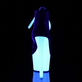 Pleaser ADORE-700SK-02 Black Canvas/Neon White EU-35 / US-5