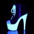 Pleaser ADORE-700SK-02 Black Canvas/Neon White EU-39 / US-9