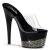 Pleaser ADORE-701-3 Clear/Black-Pewter RS EU-38 / US-8