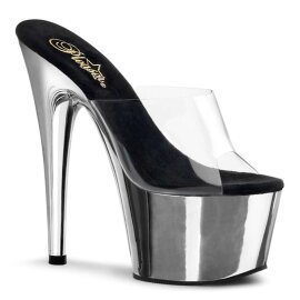 Pleaser ADORE-701 Clear/Silver Chrome EU-35 / US-5